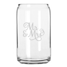 Samantha Font Wedding Party Can Glass