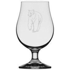 Zoo Animals Glencairn Crystal Iona Beer Glass