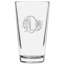 Daishy Daisy Monogrammed Libbey Pint Glass