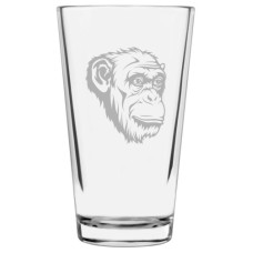 Zoo Animal Themed Libbey Pint Glass