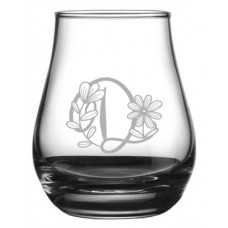 Monogrammed Daishy Daisy Script Spey Whisky Glass