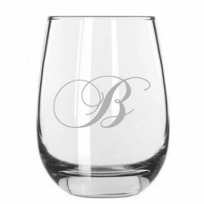 Monogrammed Chopin Stemless Wine Glass