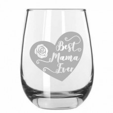 Happy Mother's Day Stemless Wine Glass