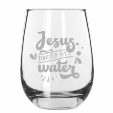 Wine Lover Quotes 15.25oz Libbey Etched Stemless Wine Glass