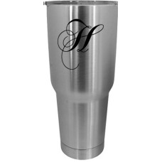 Chopin Script Monogrammed Tumbler