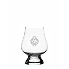 Decorated Monogrammed Wee Glencairn