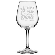 Wine Lover Quotes 12.75 Libbey Etched Wine Glass