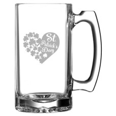 Happy St Patrick's Day 25oz Beer Mug