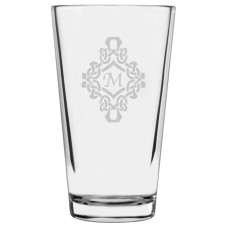 Monogrammed Decorated Libbey Pint Glass