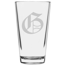 Monogrammed Old English Libbey Pint Glass