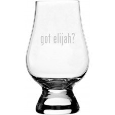 got elijah? Etched Glencairn Crystal Whisky 5.9oz Snifter Tasting Glass