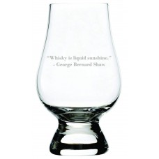 Whisky Is Liquid Sunshine Quote Glencairn Whisky Glass