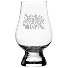 Happy St Patrick's Day Glencairn Glass