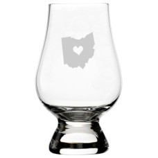 State Themed Glencairn Whisky Glass