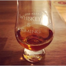 Rare Bird 101/Whiskey Is Coming Engraved Glencairn Whisky Glass