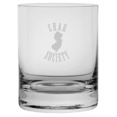New Jersey Char Society Rocks Whisky Glass