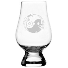 Ross Author Sentinels of Creation Engraved Glencairn Glass