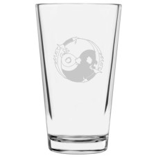 Ross Author Sentinels of Creation Engraved Pint Glass