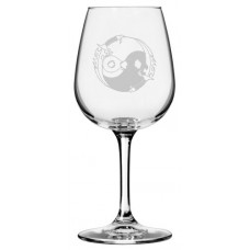 Ross Author Sentinels of Creation Engraved 12.75oz Wine Glass