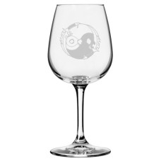 Ross Author Sentinels of Creation Engraved 12.75oz Wine Glass