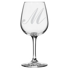 Monogrammed Commercial Script Libbey All Purpose Wine Glass