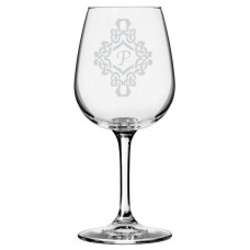 Monogrammed Decorated Libbey All Purpose Wine Glass