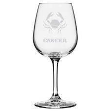 Zodiac Sign Libbey All Purpose Wine Glass