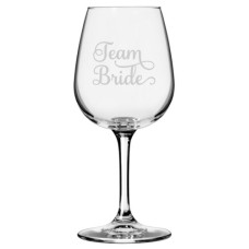 Wedding Quotes 12.75 Libbey Etched Wine Glass